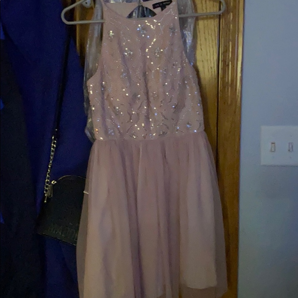Pink sparkly dress